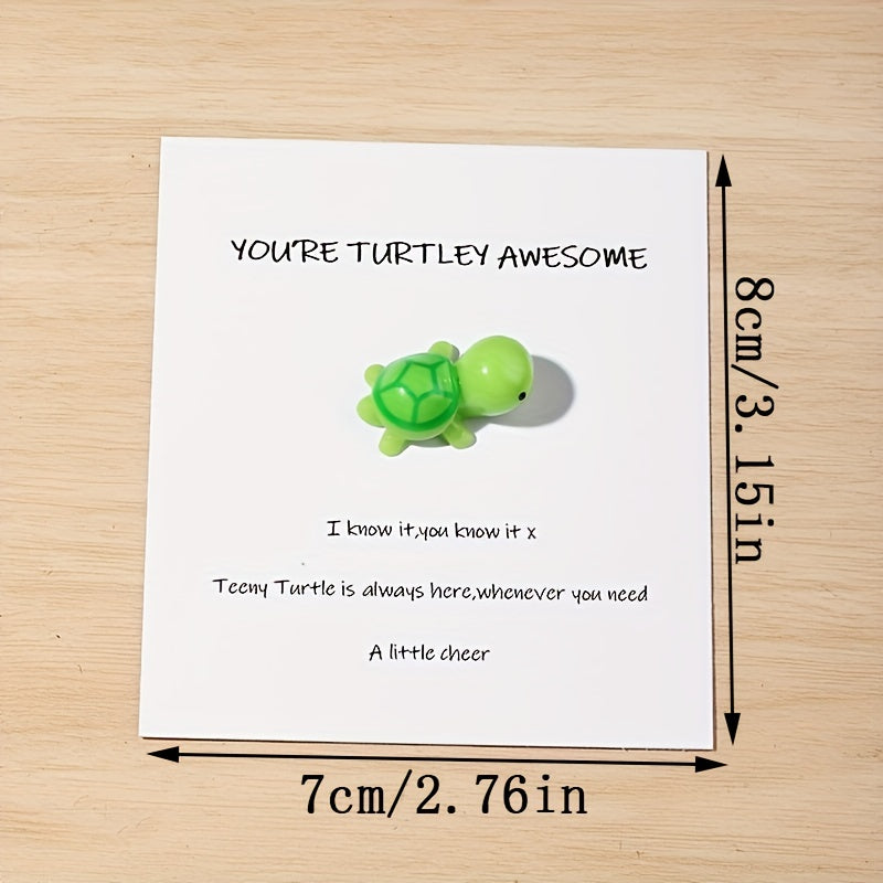 Turtle Cheer Up Gift Motivation Teacher You're Awesome Friendship Present