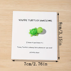 Turtle Cheer Up Gift Motivation Teacher You're Awesome Friendship Present