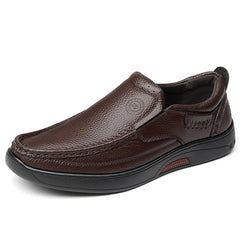 Men's Comfy Moc Toe Loafers Non slip Slip On Shoes
