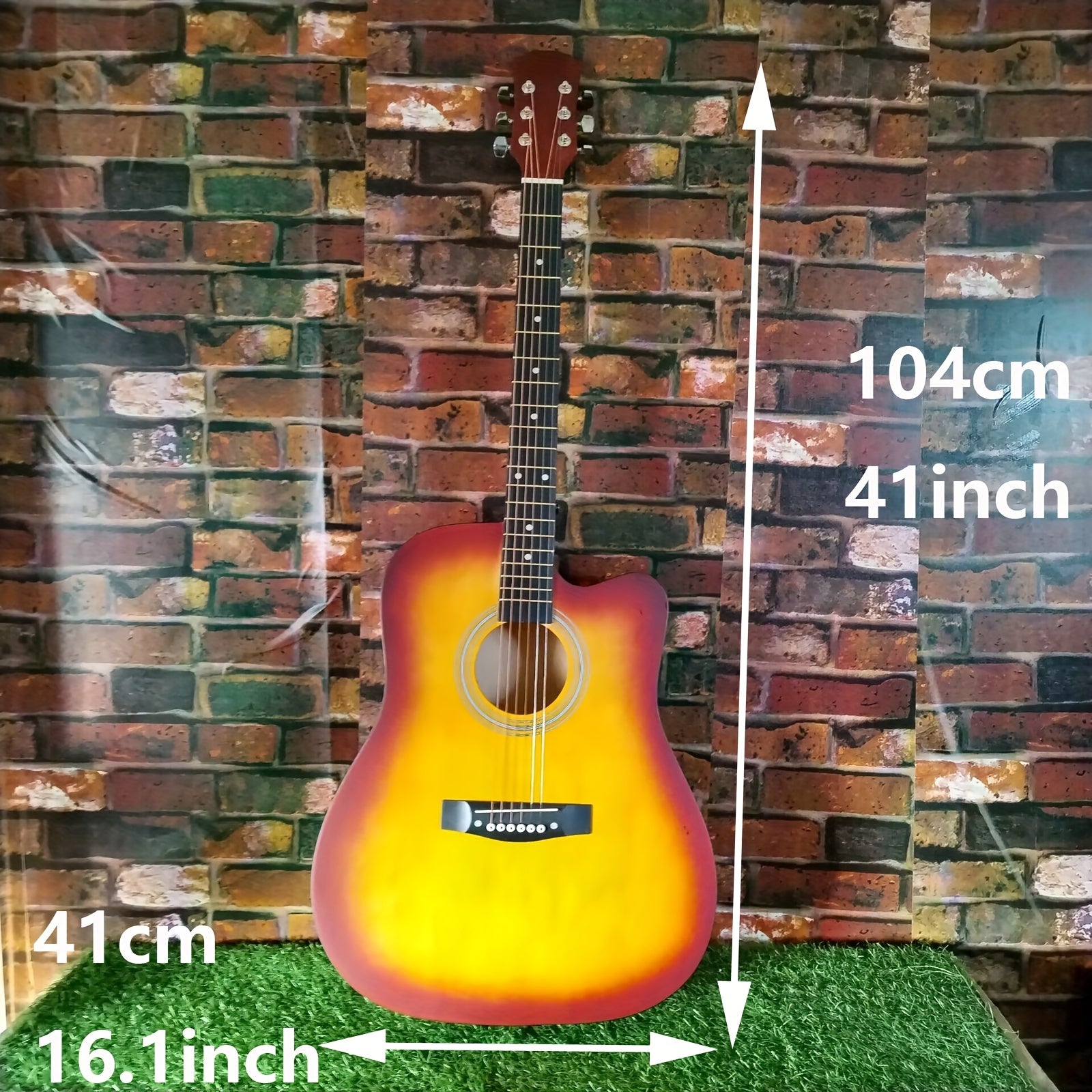 41 Inch Guitar for Adults Beginners Kids Boys Girls Practice Musical Instruments