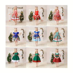 Girl's Christmas Style A-Line Dress Fairy Tale Character Cosplay Costume