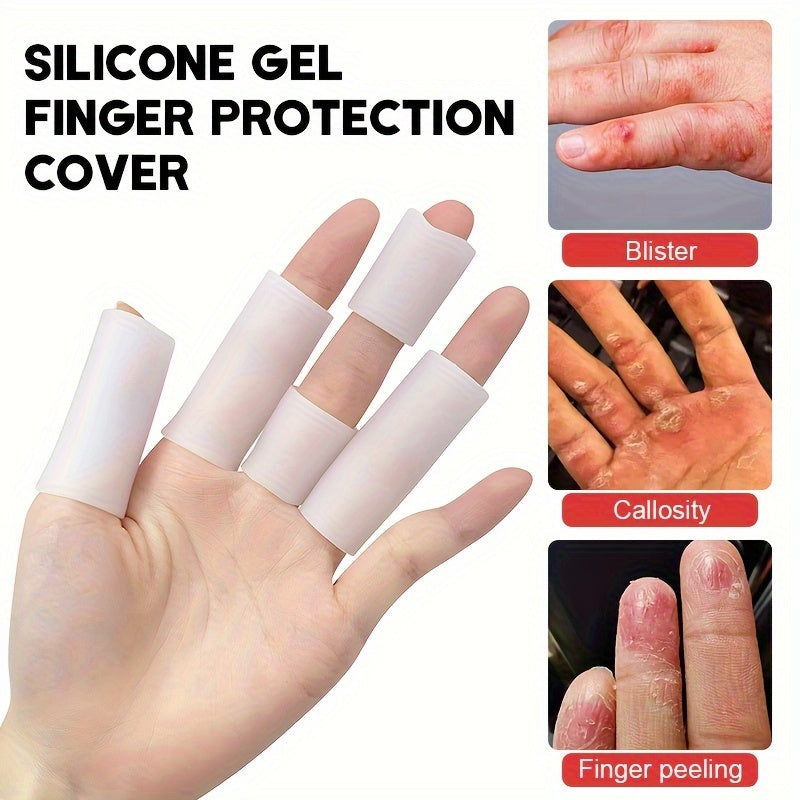 4pcs Non Slip Finger Protectors Soft & Comfortable Finger Covers