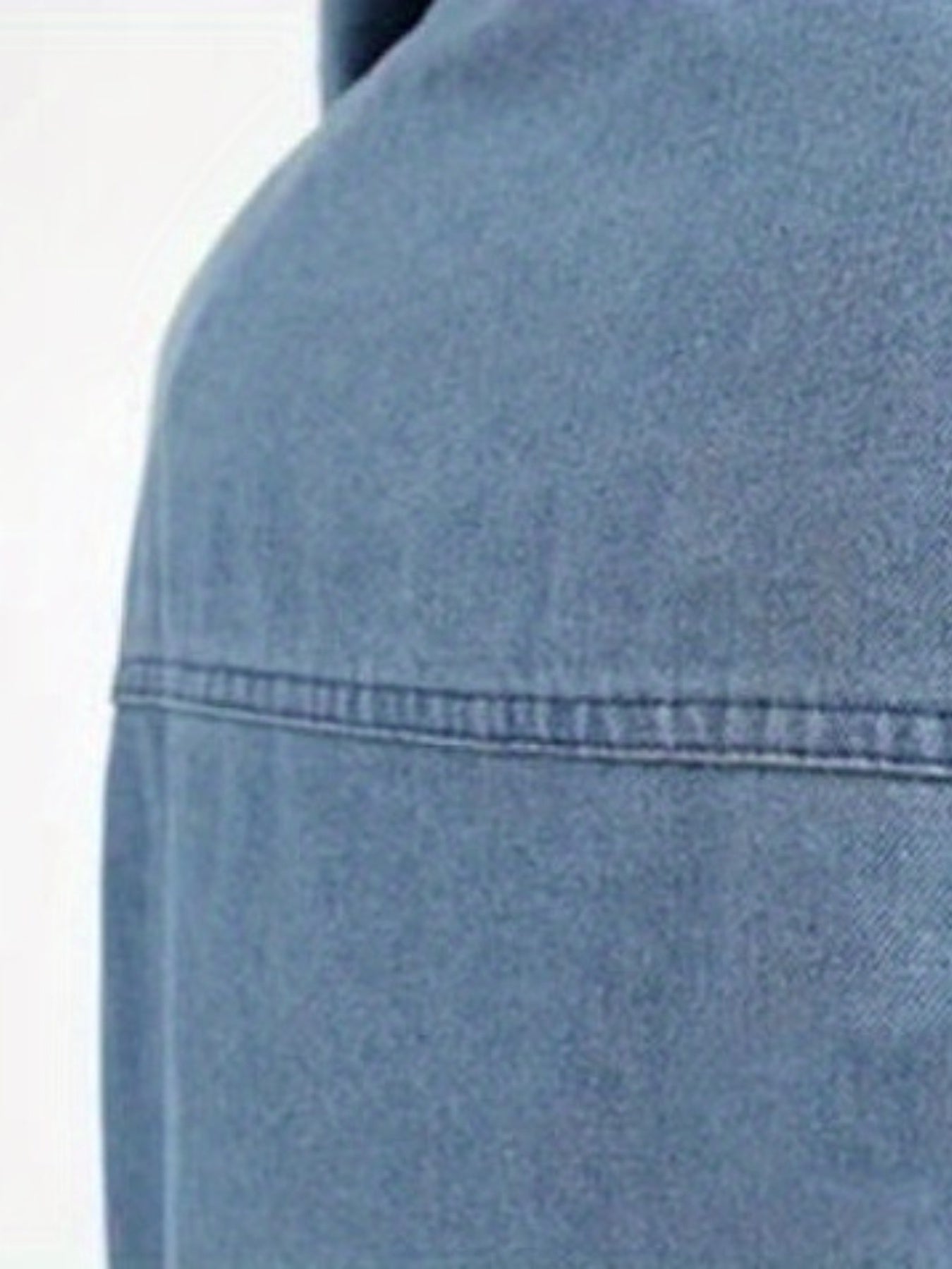 Hooded Longline Denim Jacket