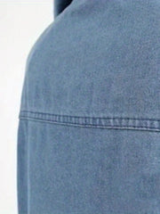 Hooded Longline Denim Jacket