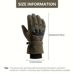 Winter Outdoor Warm Gloves Windproof Coldproof Touch Screen Gloves