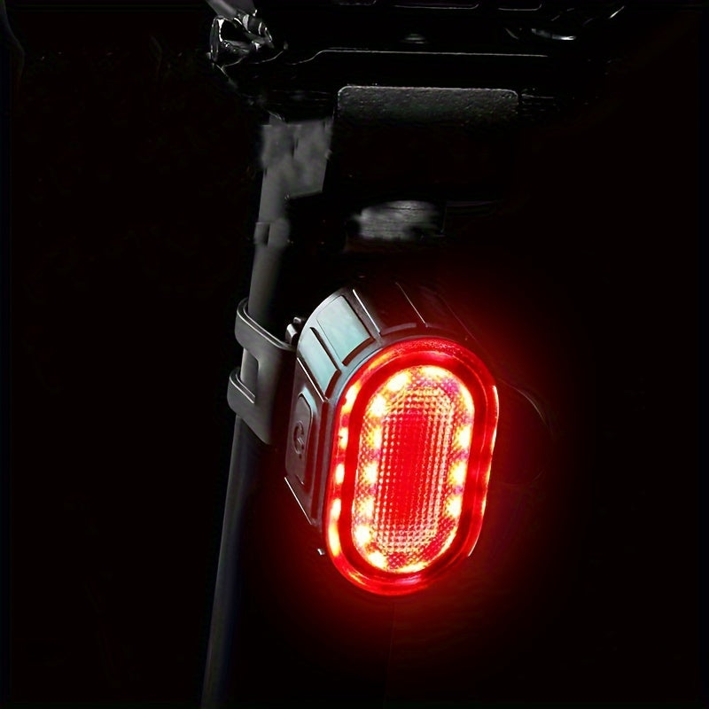 USB Rechargeable Waterproof Bike Light Set
