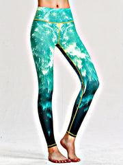 Printed Workout Leggings High Stretch Yoga Gym Athletic Pants