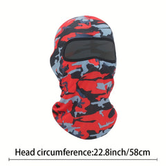 Windproof Camo Cycling Mask Lightweight Hat