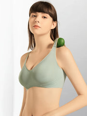 Seamless Push Up Bra No Underwire Comfortable Elastic Casual Lingerie