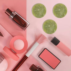 Jade Stone Eyelashes Glue Holder Grafting Eyelashes Glue Round Pallet