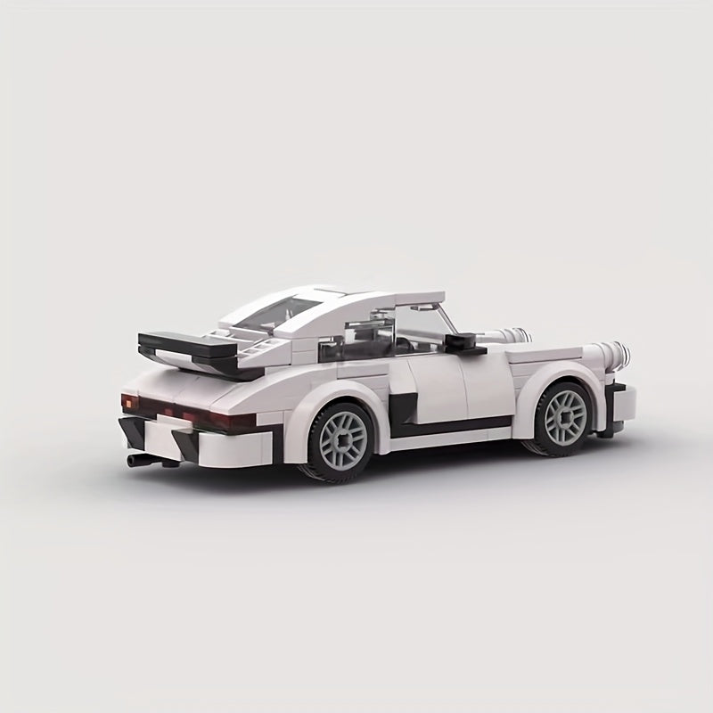 196pcs 911 Sports Car Building Block Set, MOC Racing Car Toys