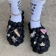 Fashionable Bubble Slippers Waterproof Non Slip Beach Slippers