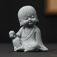 Charming Buddha Statue Zen Decor for Aquariums Gardens Sand Tables