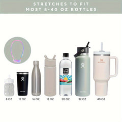 Soft Silicone Water Bottle Handle for Hiking Traveling Camping