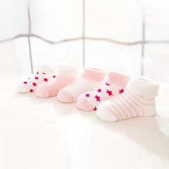 5Pairs Warm Cotton Kids Socks Set Combination