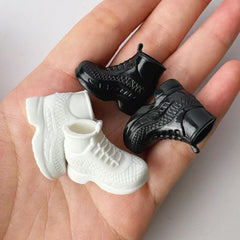 DIY Clay Boots for Dollhouse with Chunky Soles