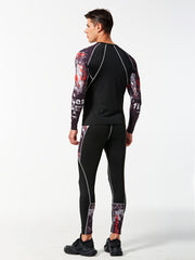 Men's Quick Dry Fitness Suit for Basketball Running Yoga