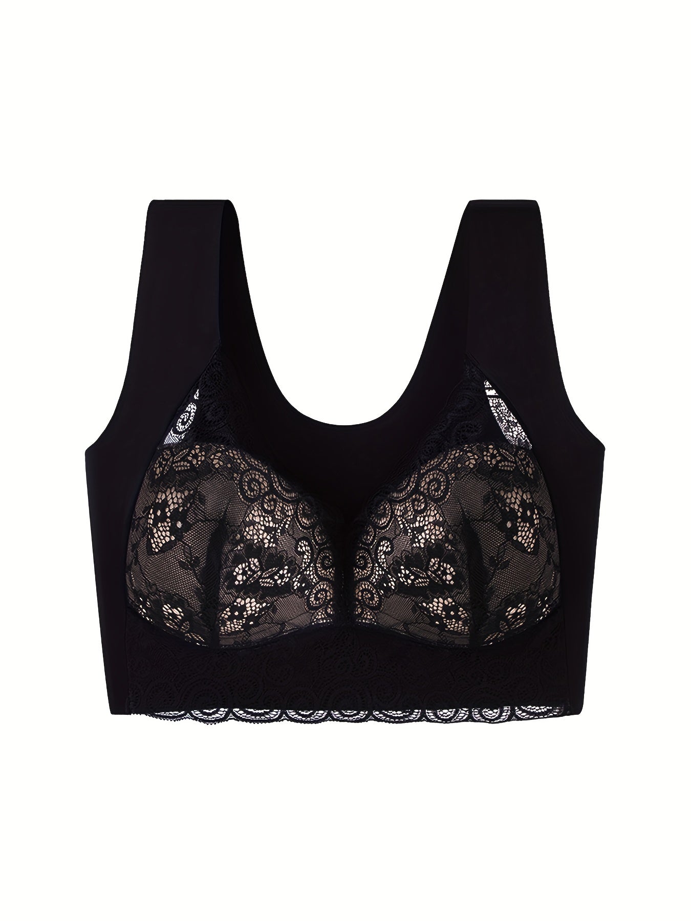 Lace Wireless Bra Comfortable & Breathable Women's Intimates