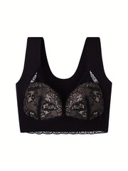 Lace Wireless Bra Comfortable & Breathable Women's Intimates