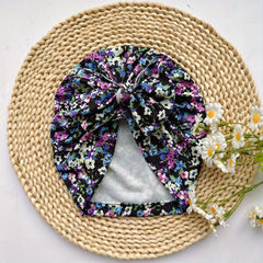 Baby Spring Summer Thin Headband Soft And Comfortable Bow Print Hat