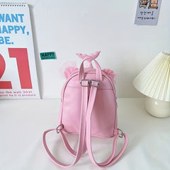 Mermaid Sequin Backpack Shell Decor Casual Travel Backpack