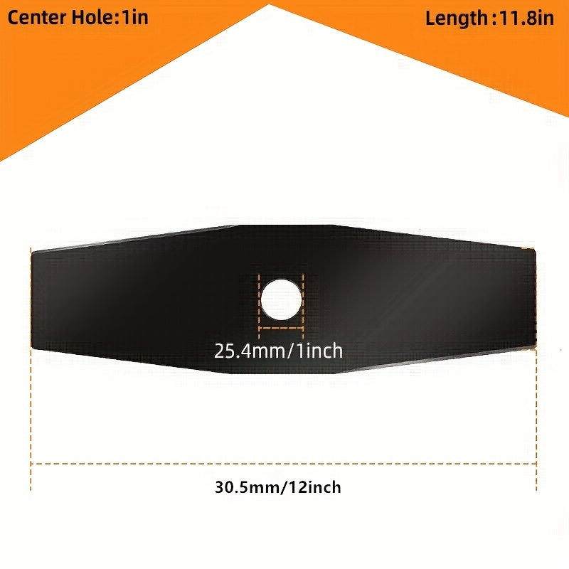 1pc Prismatic Manganese Steel Blade for Lawn Mower Brush Cutting Machine