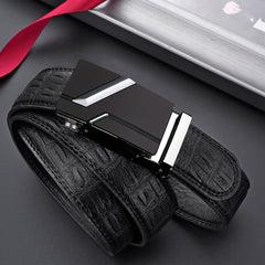 Men's Casual Auto Buckle Belt for Outdoors
