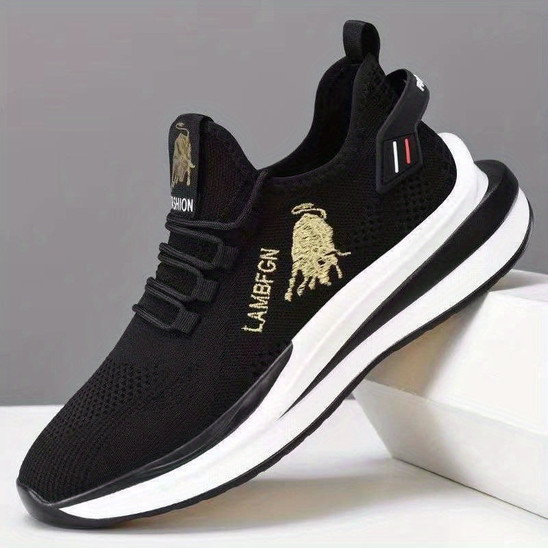 Men's Slip on Sneakers with Shoelaces Odor Resistant Athletic Shoes