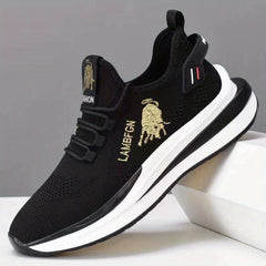 Men's Slip on Sneakers with Shoelaces Odor Resistant Athletic Shoes