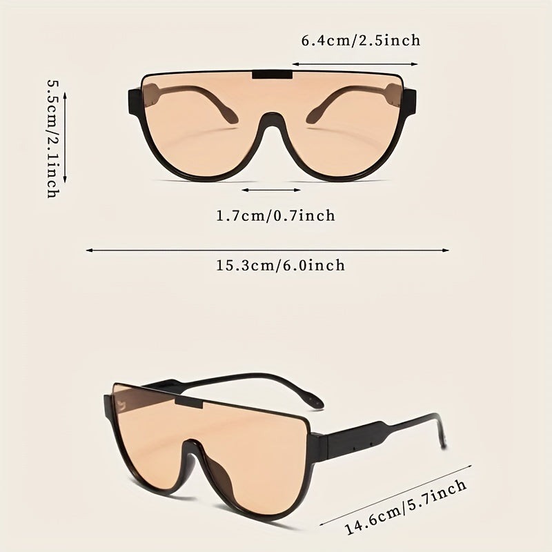 Y2K Polarized Sunglasses for Women Men UV400 Shield Sun Shades