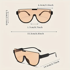Y2K Polarized Sunglasses for Women Men UV400 Shield Sun Shades