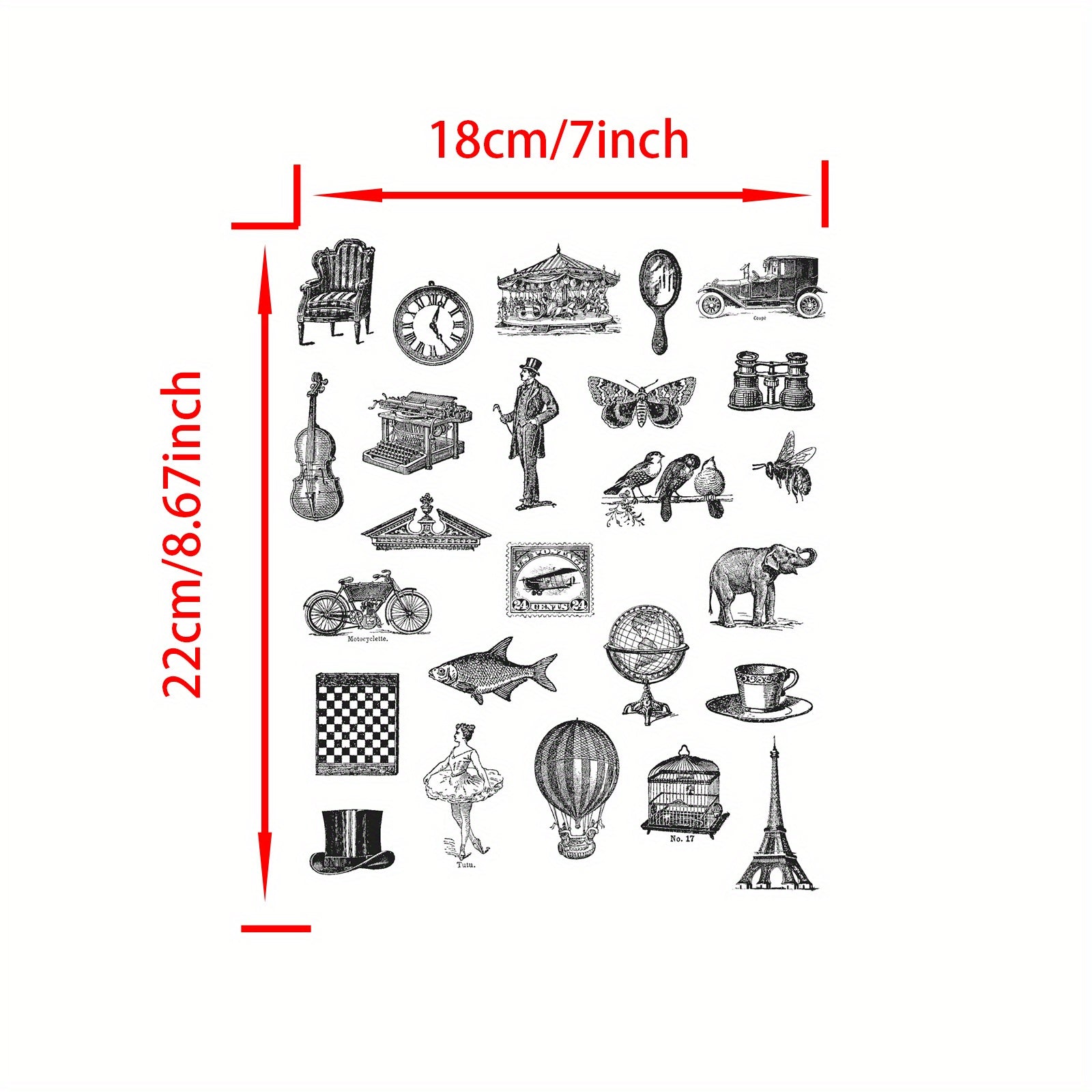 1pc Ancients Stamps Scrapbook Paper Craft Album Card Punch Art Stamps
