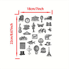 1pc Ancients Stamps Scrapbook Paper Craft Album Card Punch Art Stamps