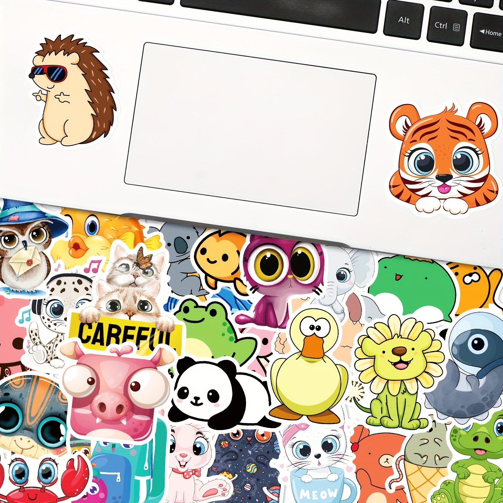 100pcs Animal Stickers Pack Vinyl Waterproof Stickers for Water Bottles and Note