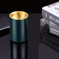 Stainless Steel Car Ashtray Mini Trash Can Anti-dust Anti-drop