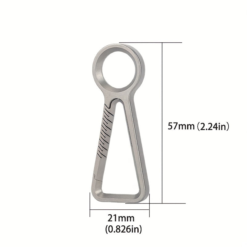 Titanium Carabiner Keychain for Outdoors