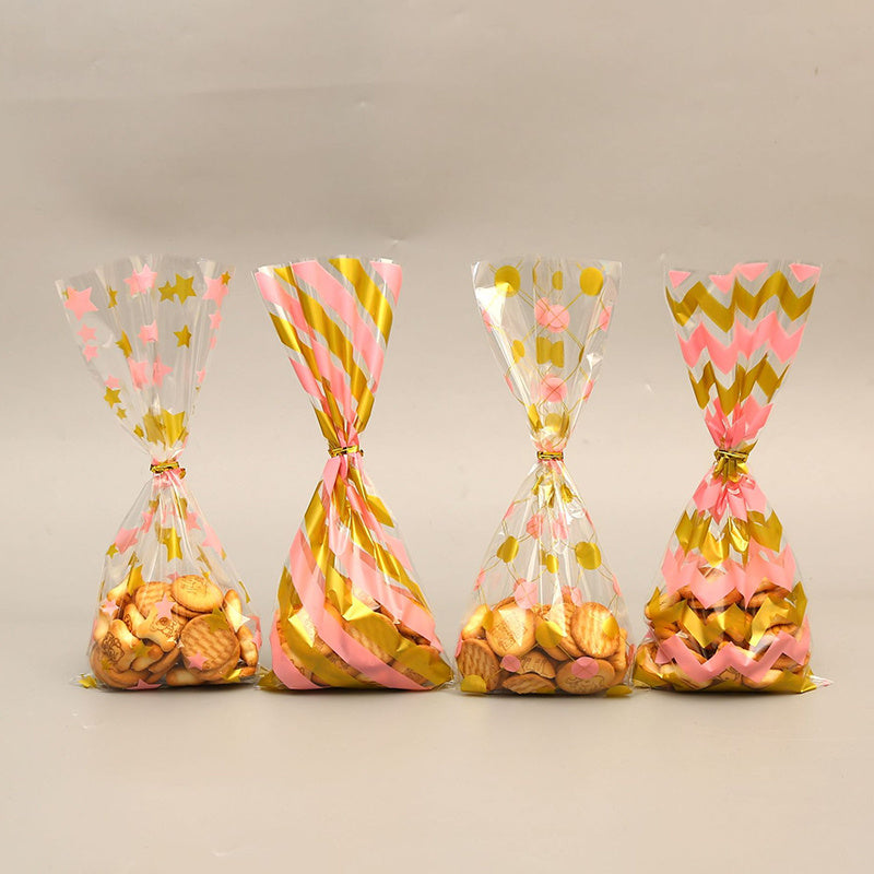 50pcs Polka Dot Gift Bag for Birthday Candy Packaging