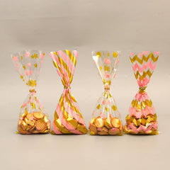 50pcs Polka Dot Gift Bag for Birthday Candy Packaging