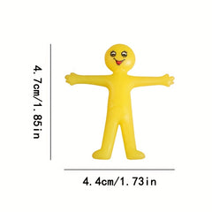 20 Yellow Stretchable Cartoon Toys for Children Over 3 Years Old