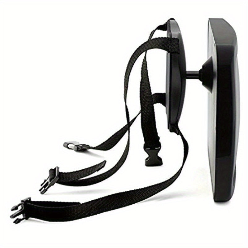 Adjustable Kids Car Mirror with Secure Straps Shatterproof Convex View