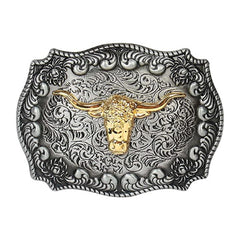 Western Cowboy Bull Head Eagle Belt Buckle Retro Zinc Alloy Belt Buckle