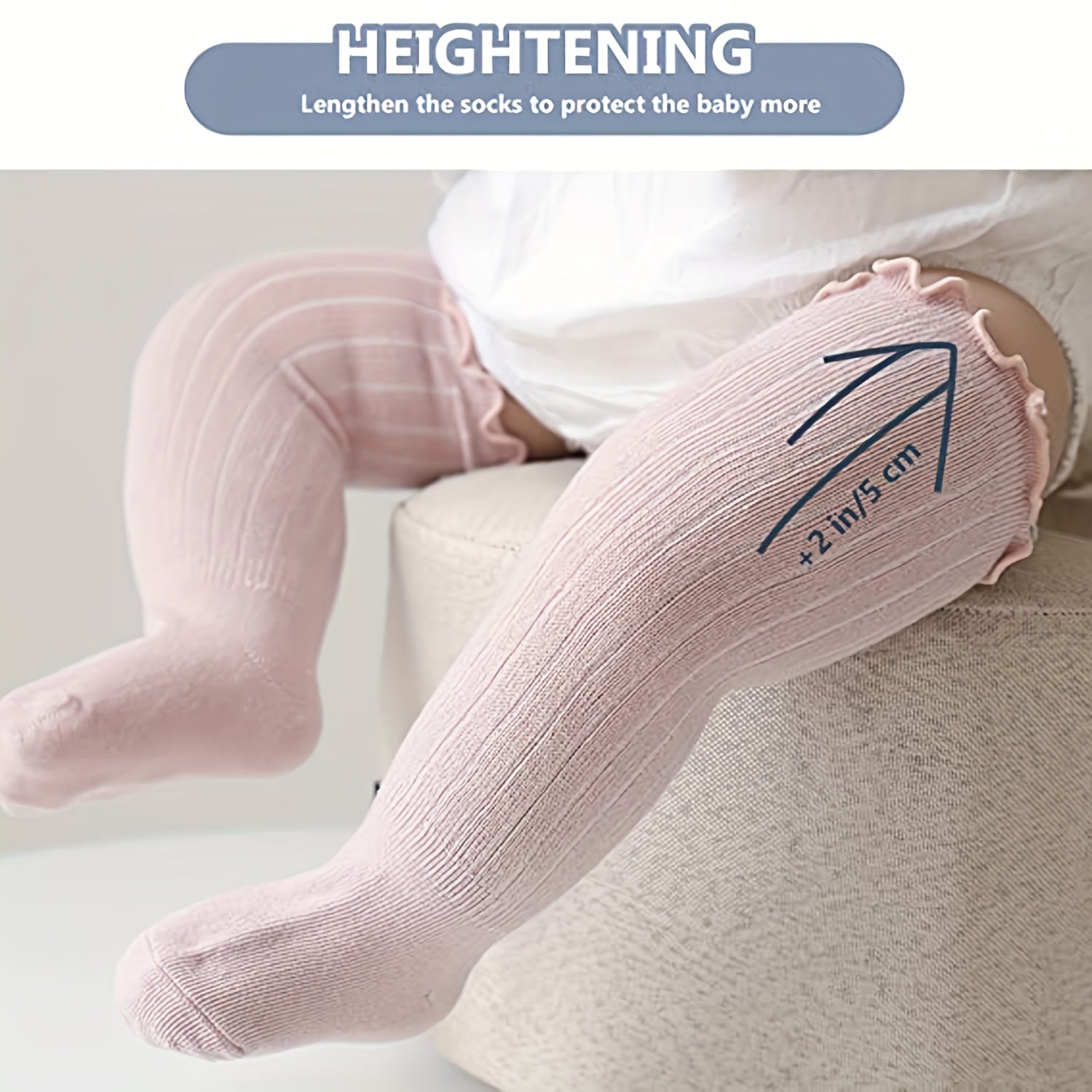 Baby Girls Knee Socks For Newborn Infants Pure Cotton Uniform Stockings