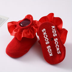 Lace Socks Baby Non slip Princess Socks Soft Cotton Baby Accessories