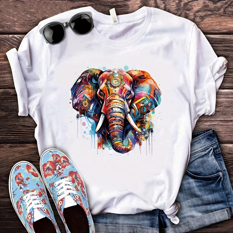 6pcs Animals DIY Iron On Transfer Stickers For T-shirts Jackets Jeans