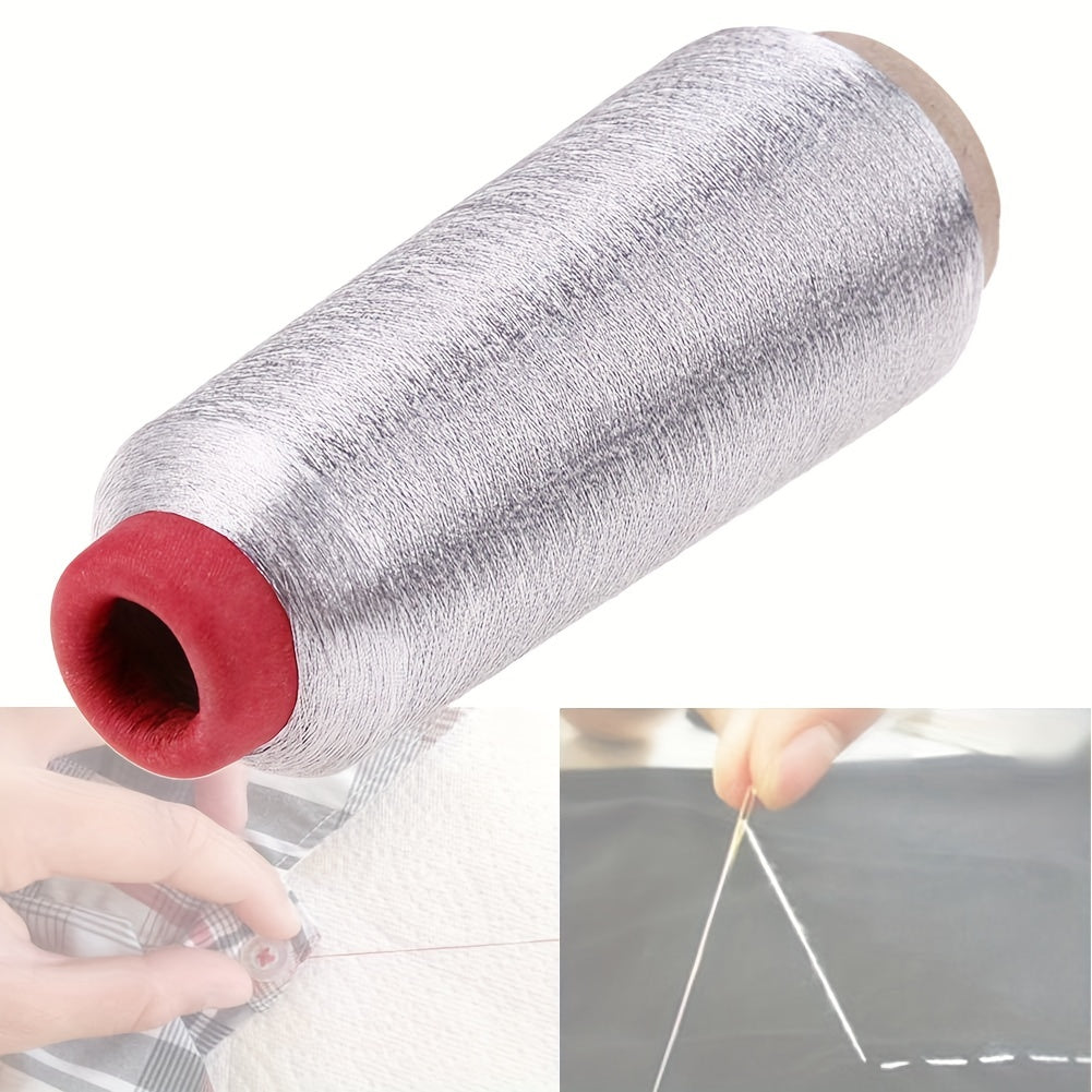 2pcs 3000M Metallic Embroidery Threads Sewing Accessories