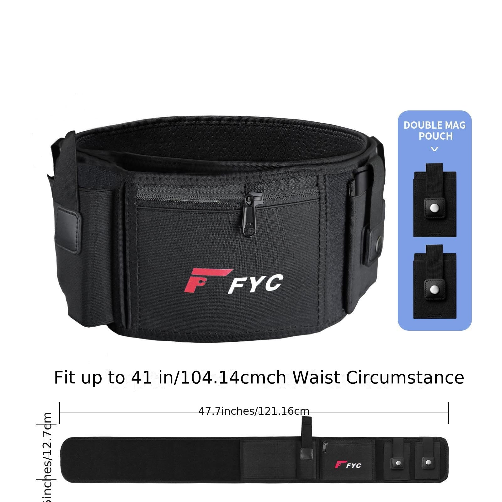 Hidden Belt Wallet Elastic Wide Belt