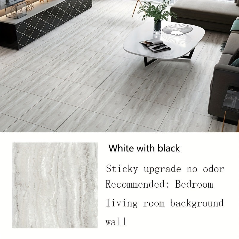 10pcs Marble Self adhesive PVC Floor for Living Room