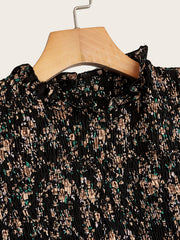 Floral Print Shirred Tank Dress for Women