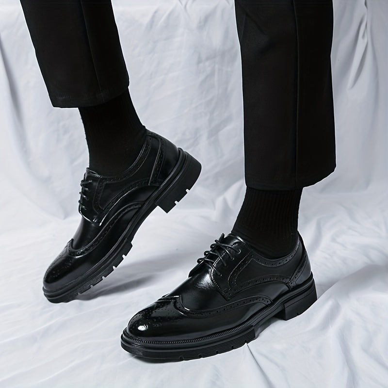 Men's Lace Up Brogue Style Formal Shoes