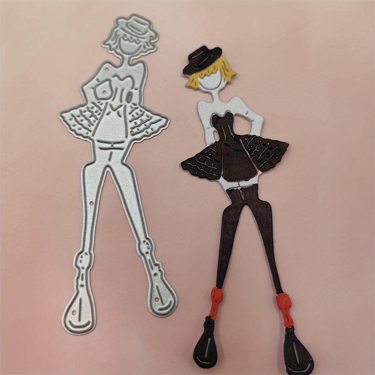 1pc Girls Cutting Mold Scrapbooking Cutting Stencil DIY Album Craft Decor